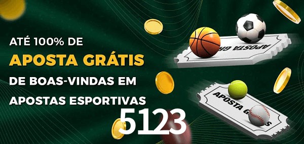 5123 Ate 100% de Aposta Gratis