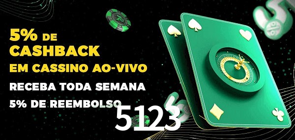 Promoções do cassino ao Vivo 5123